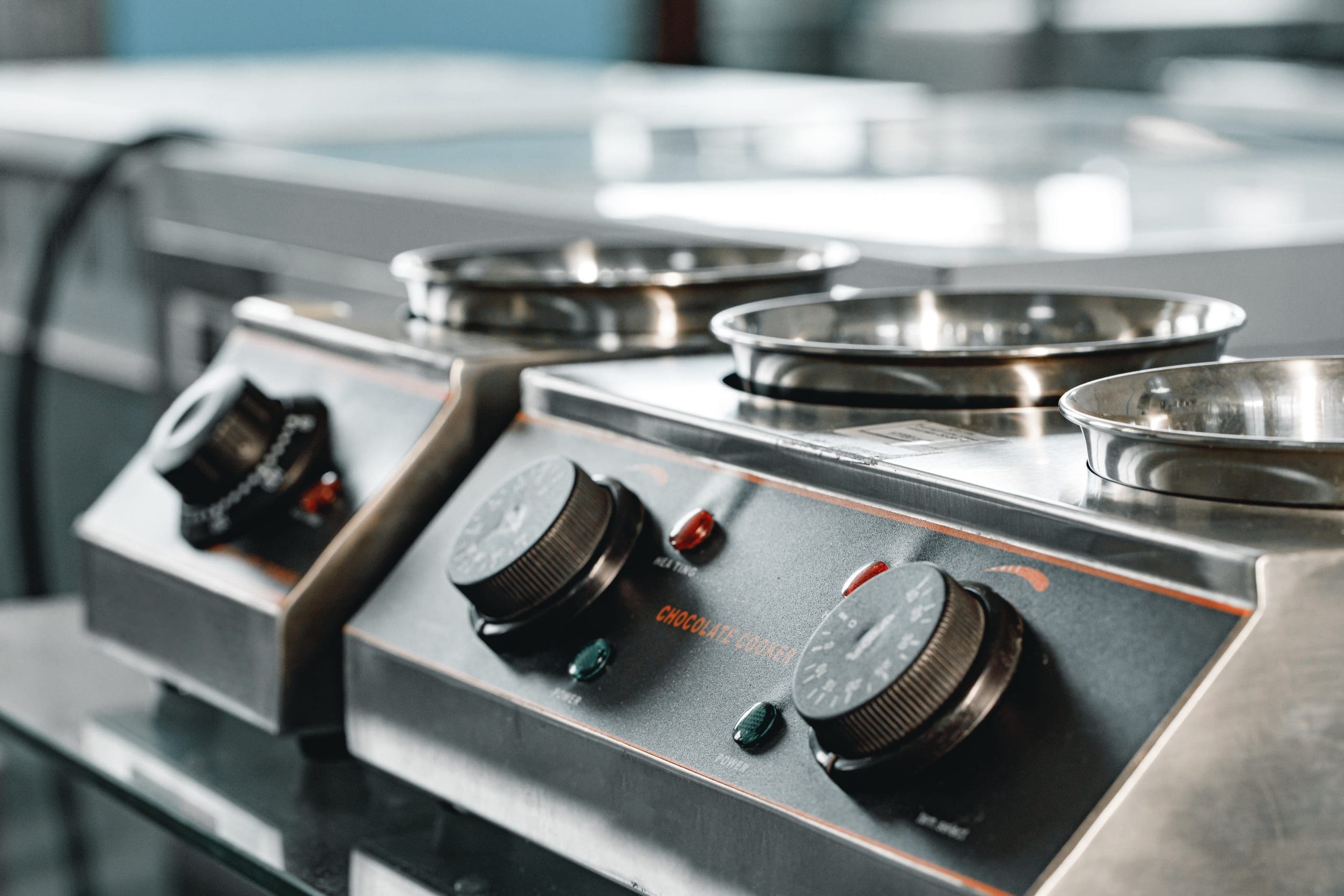 Close up image of a chocolate cooker